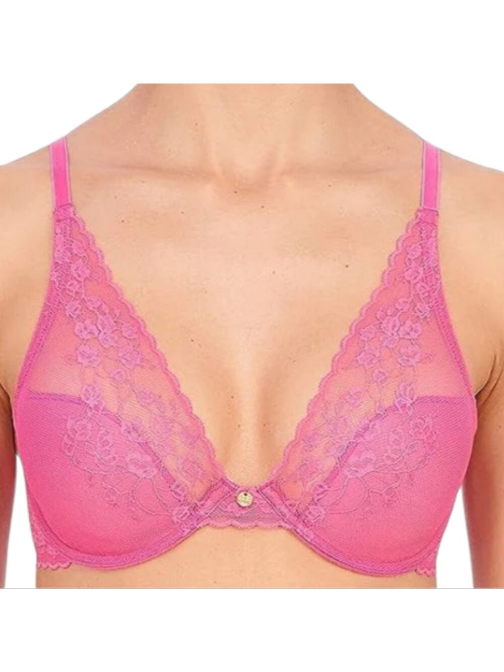 New Cherry Blossom Pink Bra 32DDD (32F) Underwire Lace